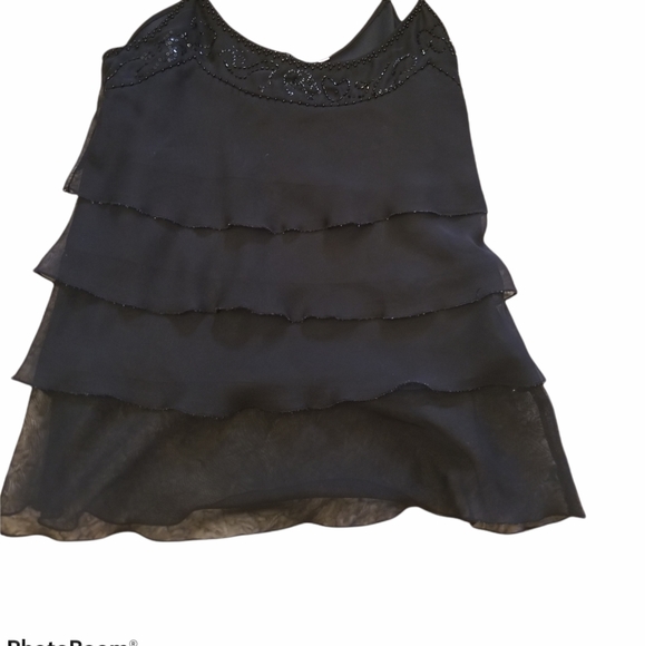 Razzle dazzle Sheer. Top black. M - Picture 5 of 6